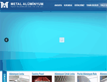 Tablet Screenshot of metal-aluminyum.com